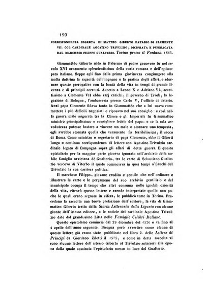 Il saggiatore giornale romano di storia, letteratura, belle arti, filologia e varietà