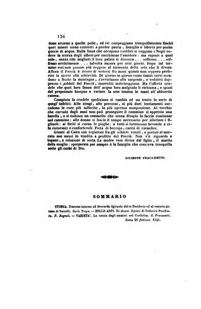 Il saggiatore giornale romano di storia, letteratura, belle arti, filologia e varietà