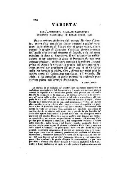 Il saggiatore giornale romano di storia, letteratura, belle arti, filologia e varietà