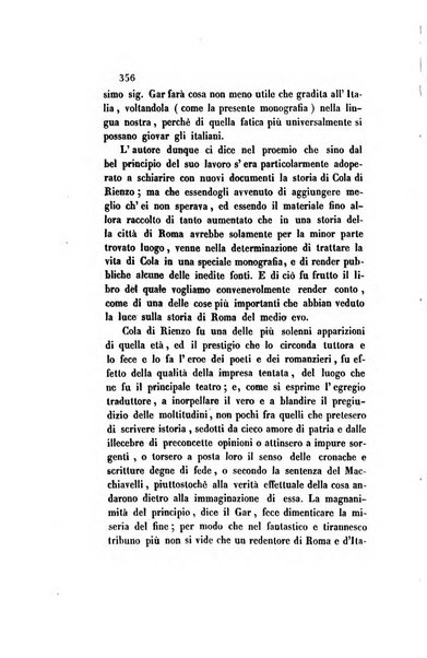 Il saggiatore giornale romano di storia, letteratura, belle arti, filologia e varietà