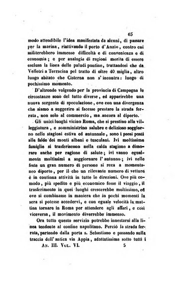 Il saggiatore giornale romano di storia, letteratura, belle arti, filologia e varietà