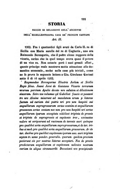 Il saggiatore giornale romano di storia, letteratura, belle arti, filologia e varietà