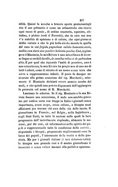 Il saggiatore giornale romano di storia, letteratura, belle arti, filologia e varietà