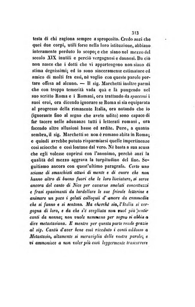 Il saggiatore giornale romano di storia, letteratura, belle arti, filologia e varietà