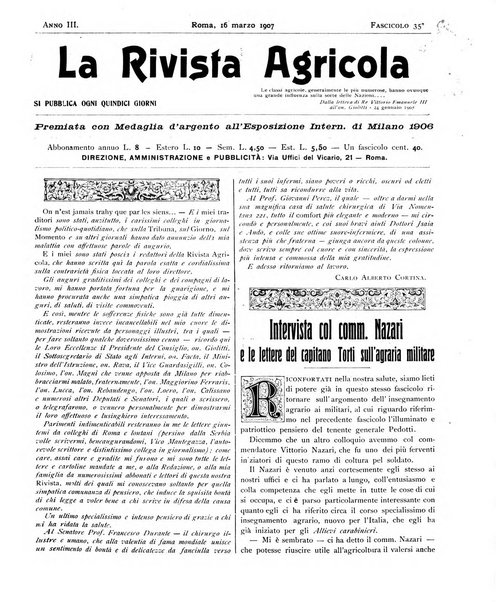 La rivista agricola