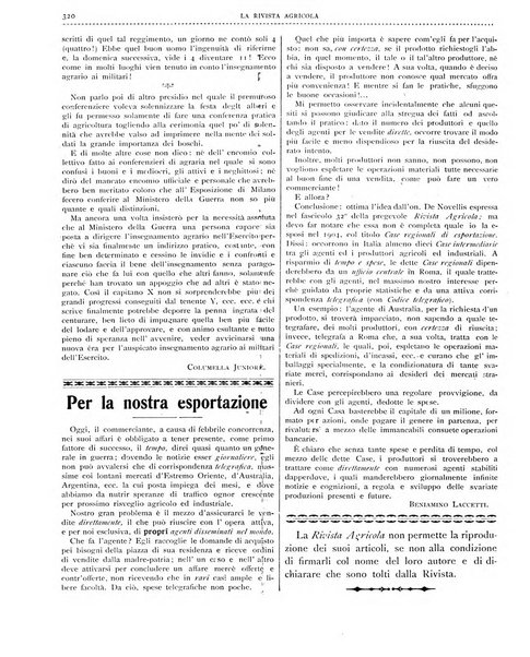 La rivista agricola