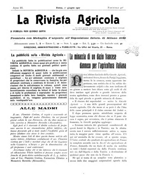 La rivista agricola