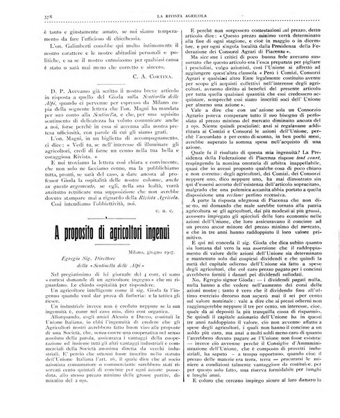 La rivista agricola