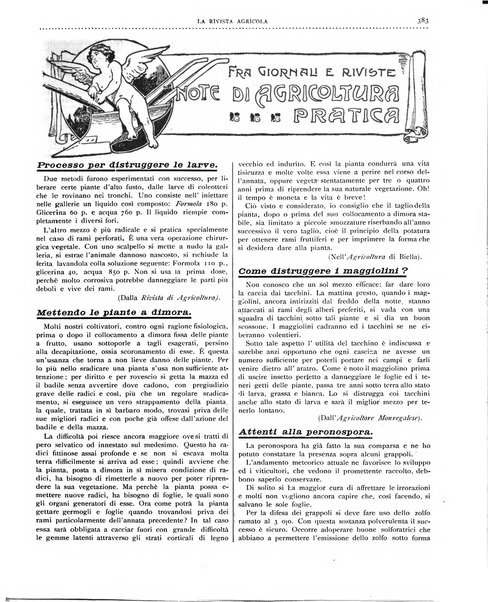 La rivista agricola