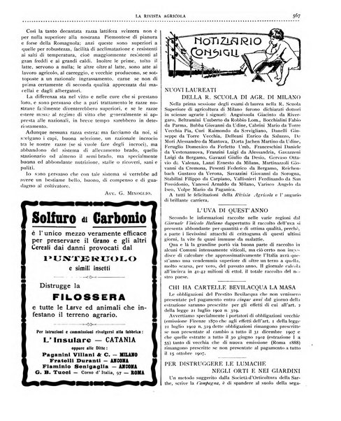 La rivista agricola