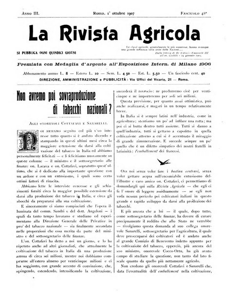 La rivista agricola