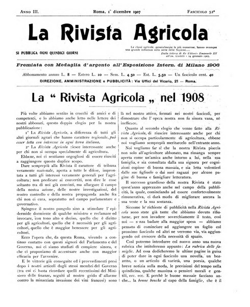 La rivista agricola