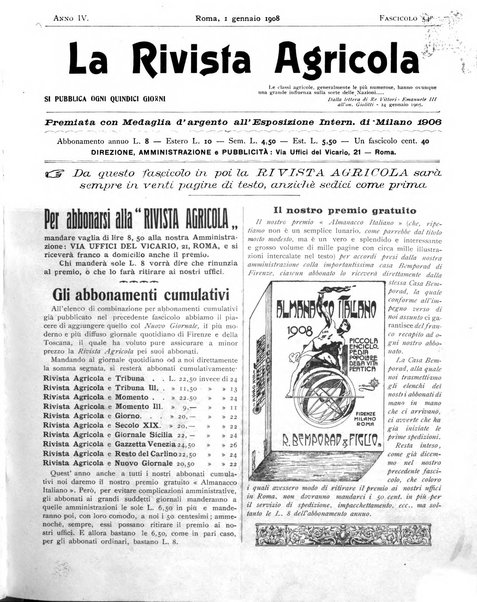 La rivista agricola
