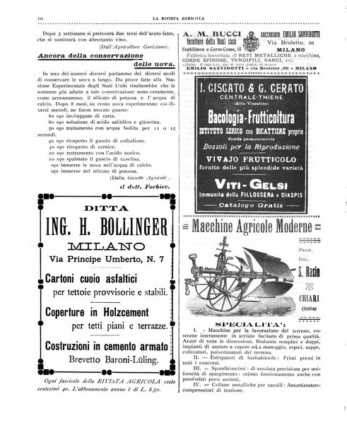 La rivista agricola