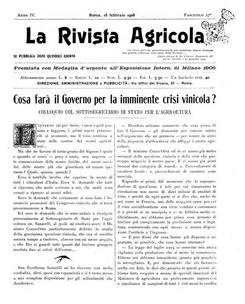 La rivista agricola