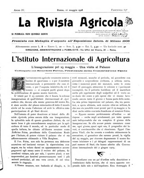 La rivista agricola