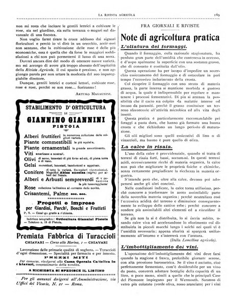 La rivista agricola