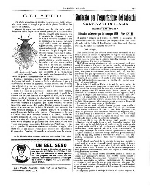 La rivista agricola