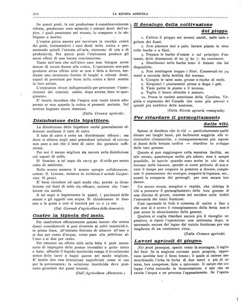 La rivista agricola