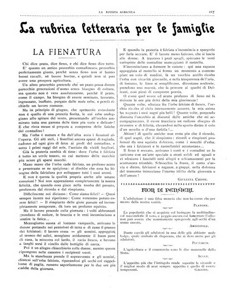 La rivista agricola