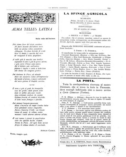 La rivista agricola