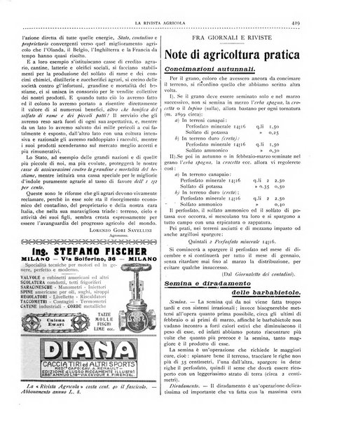 La rivista agricola