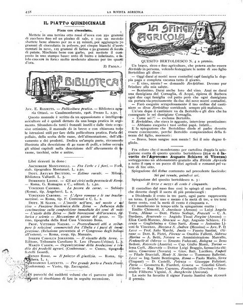 La rivista agricola