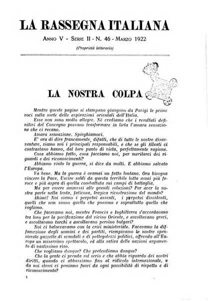 Rassegna italiana politica letteraria e artistica