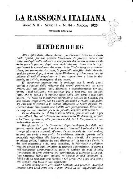 Rassegna italiana politica letteraria e artistica