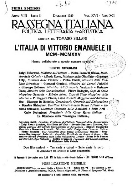 Rassegna italiana politica letteraria e artistica