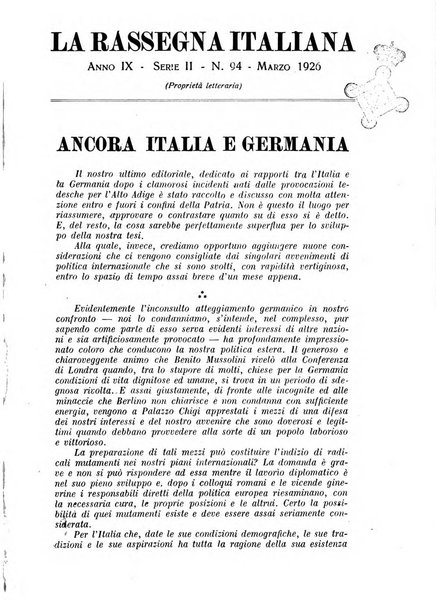 Rassegna italiana politica letteraria e artistica