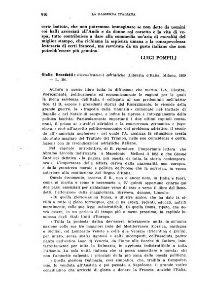 Rassegna italiana politica letteraria e artistica