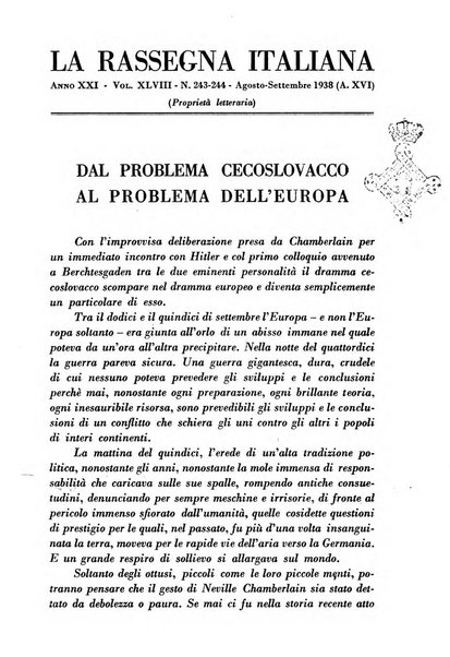 Rassegna italiana politica letteraria e artistica