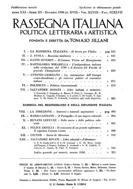 Rassegna italiana politica letteraria e artistica