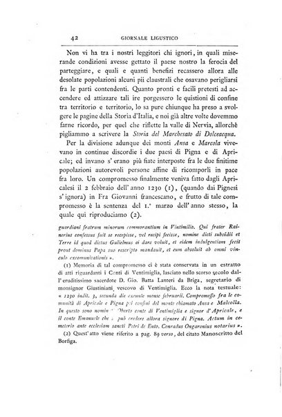 Giornale ligustico di archeologia, storia e belle arti