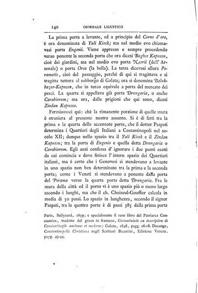 Giornale ligustico di archeologia, storia e belle arti