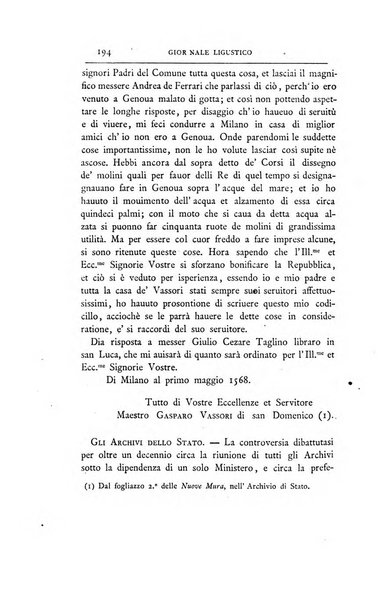 Giornale ligustico di archeologia, storia e belle arti