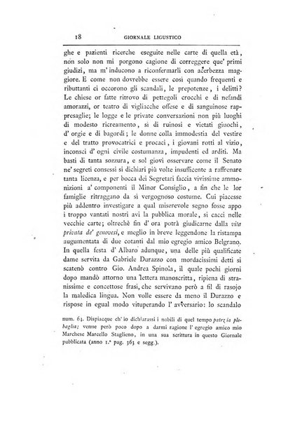 Giornale ligustico di archeologia, storia e belle arti