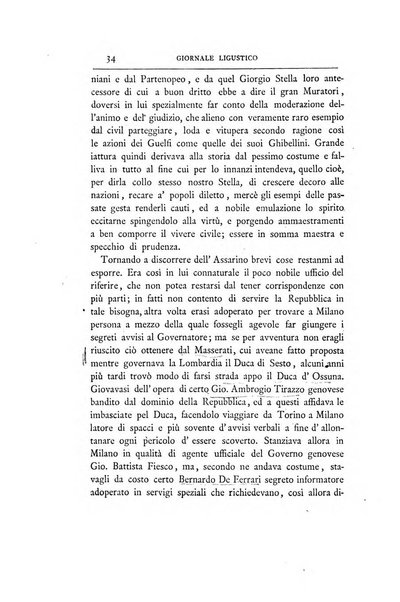 Giornale ligustico di archeologia, storia e belle arti