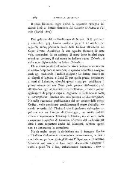 Giornale ligustico di archeologia, storia e belle arti