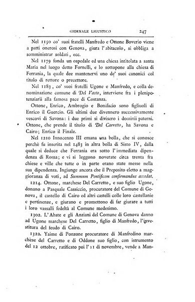 Giornale ligustico di archeologia, storia e belle arti