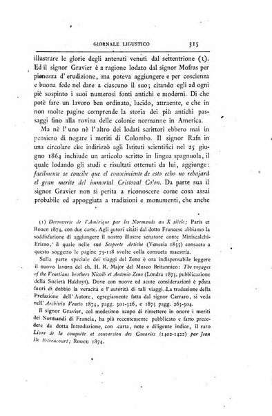 Giornale ligustico di archeologia, storia e belle arti