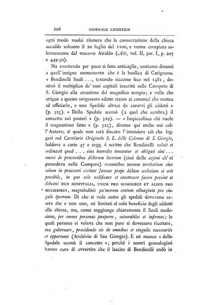 Giornale ligustico di archeologia, storia e belle arti