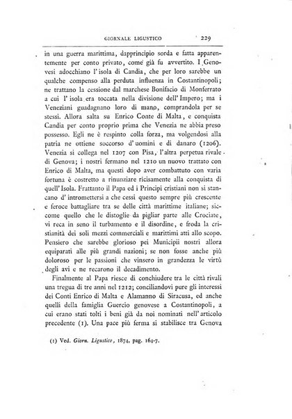 Giornale ligustico di archeologia, storia e belle arti