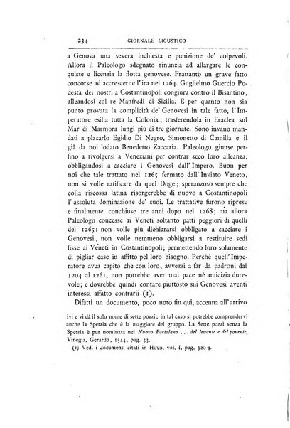 Giornale ligustico di archeologia, storia e belle arti