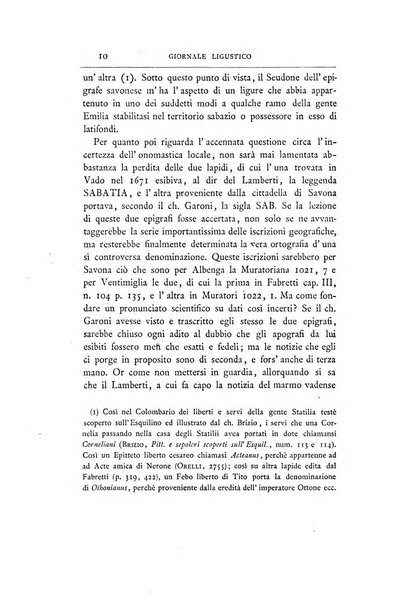 Giornale ligustico di archeologia, storia e belle arti