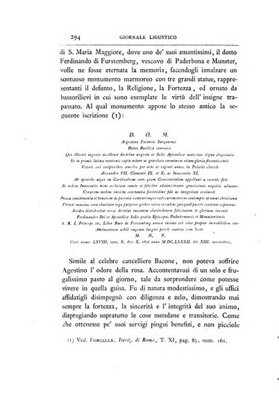 Giornale ligustico di archeologia, storia e belle arti