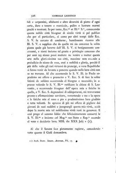 Giornale ligustico di archeologia, storia e belle arti