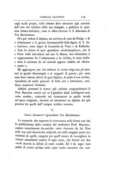 Giornale ligustico di archeologia, storia e belle arti