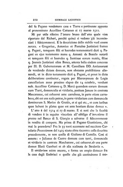 Giornale ligustico di archeologia, storia e belle arti